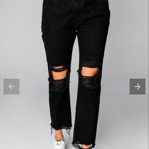 Buddy Love Rossco High Waisted Distressed Jeans